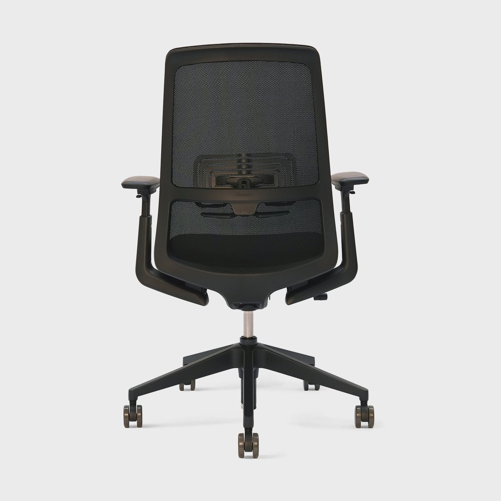 Bureau stoel Haworth gebruikt, Huis en Inrichting, Bureaustoelen, Ophalen, Zwart, Bureaustoel