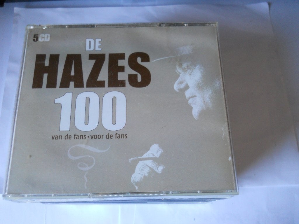 5 CD BOX - ANDRE HAZES   -  DE HAZES 100, Boxset, Ophalen of Verzenden, Zo goed als nieuw, Levenslied of Smartlap