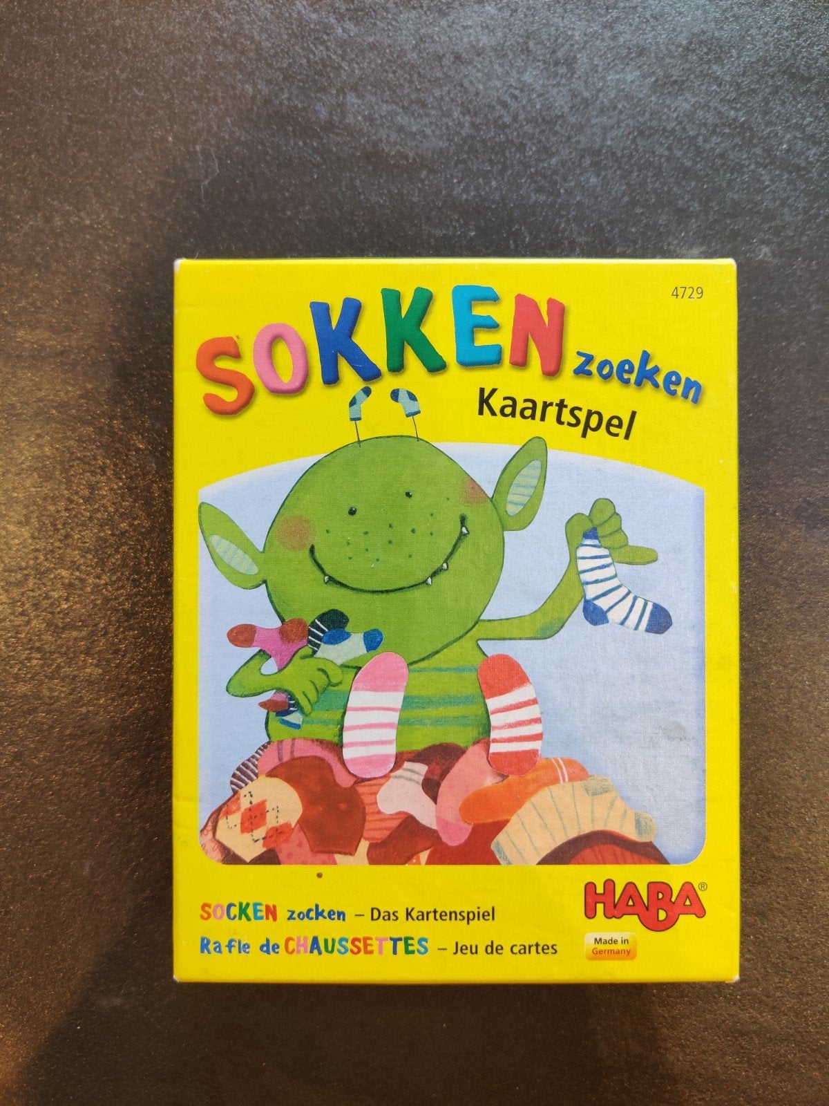 Haba - Sokken zoeken (vanaf 4 jaar), Een of twee spelers, Ophalen of Verzenden, Zo goed als nieuw, Haba