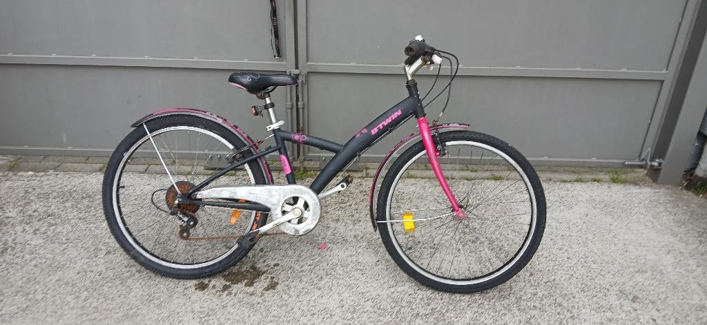 Meisjesfiets, Fietsen en Brommers, Ophalen, B-twin, Versnellingen, Gebruikt