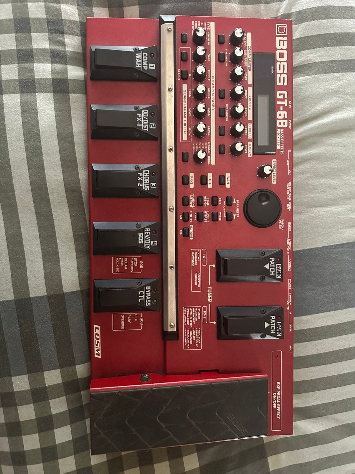 Boss GT-6B bas multi effect, Muziek en Instrumenten, Ophalen of Verzenden, Zo goed als nieuw