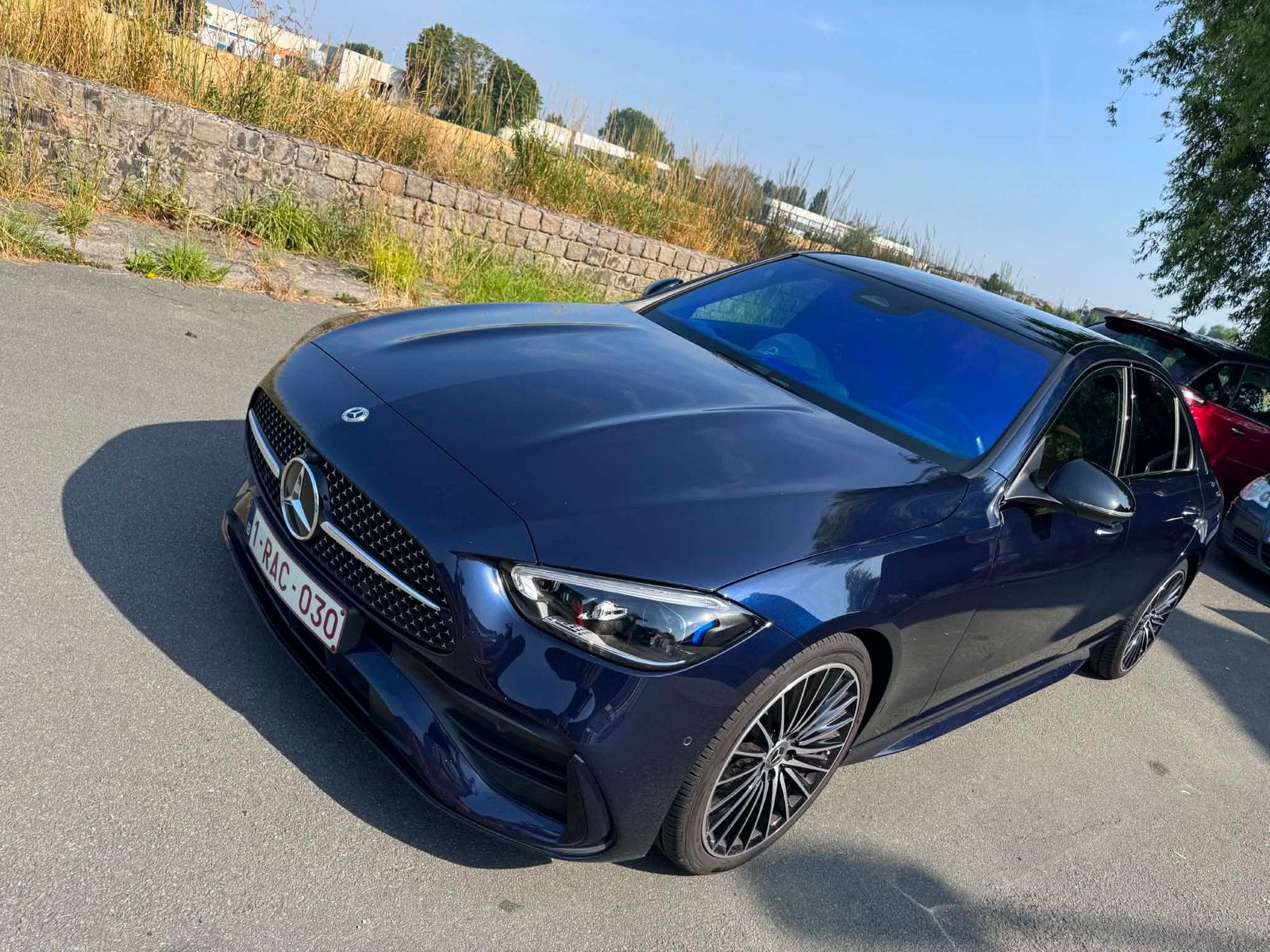 Mercedes classe c 200 amg line prix ferme !, Cuir, Entretenue par le concessionnaire, Automatique, Particulier