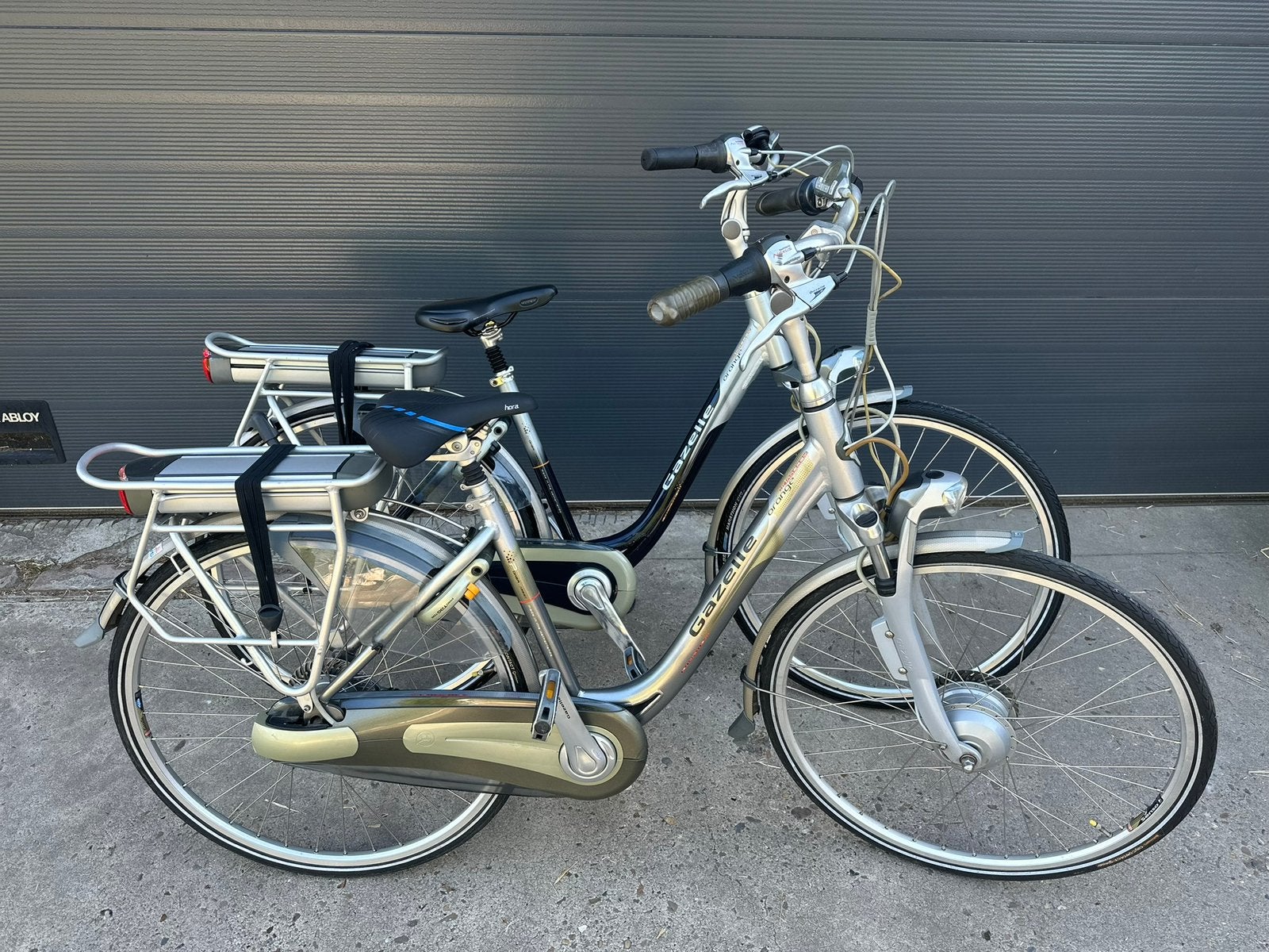 Set electrische gazelle fietsen, Ophalen, Versnellingen, Zo goed als nieuw, Gazelle