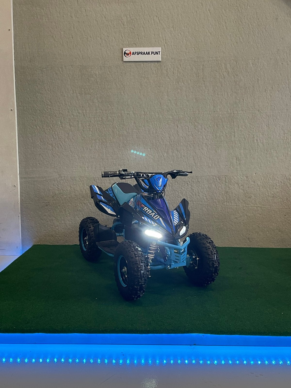 Nieuwe Ultra 1000 watt 36V elektrische blauwe kinder quad, Nieuw