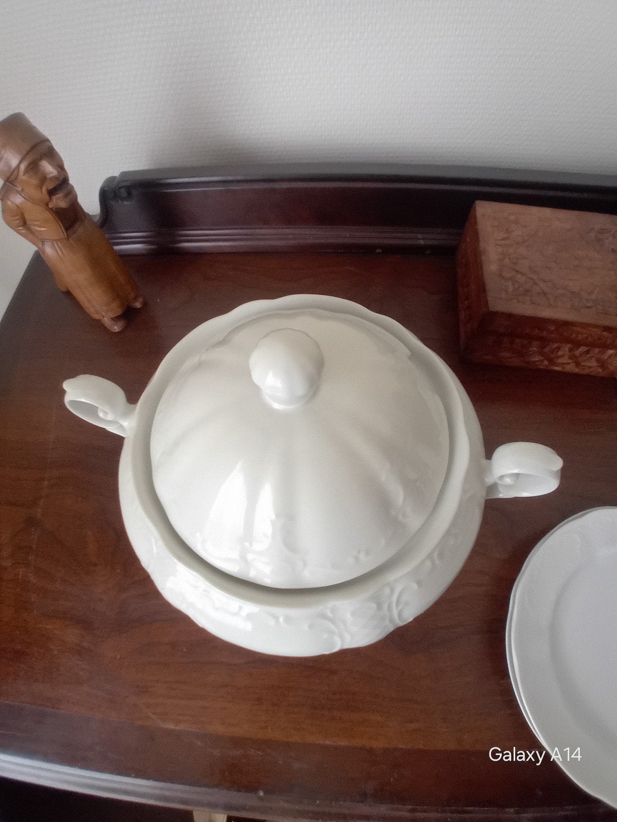 Service vaisselle porcelaine blanche Seltmann Weiden W. Germ, Enlèvement, Émail