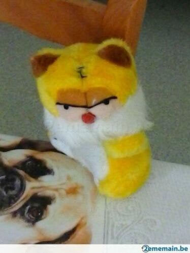 peluche chat, Enfants & Bébés, Jaune, Chat, Comme neuf, Moyen (20 à 80 cm)