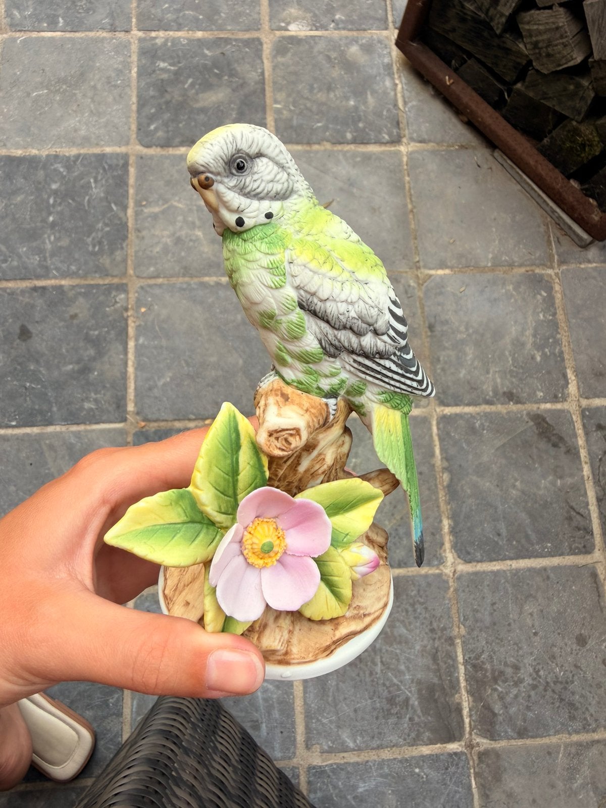 Kowa vogels porselein, Ophalen