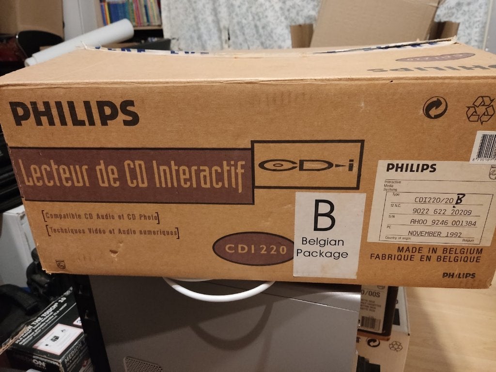 Philips cd-i 220 +video card+afstandsbediening all in BOX, Ophalen, Overige merken, Zo goed als nieuw