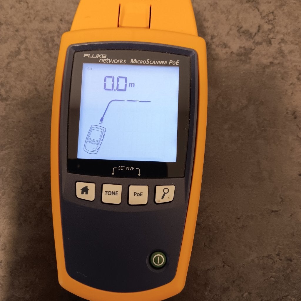Fluke Networks MicroScanner, Ophalen, Zo goed als nieuw
