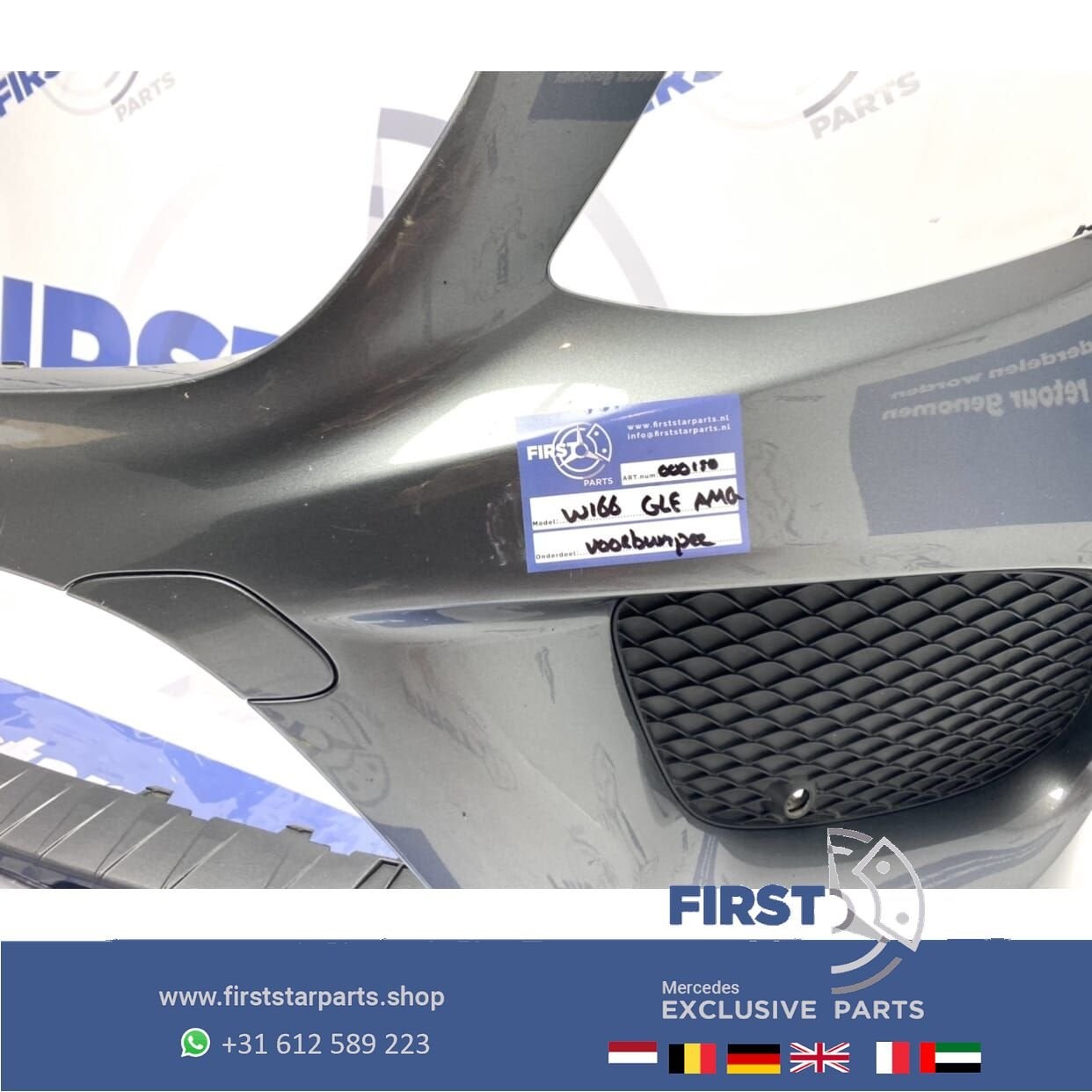W166 GLE AMG VOORBUMPER A1668851538 Mercedes 2015-2019 ORIGI, Utilisé, -, Avant, -