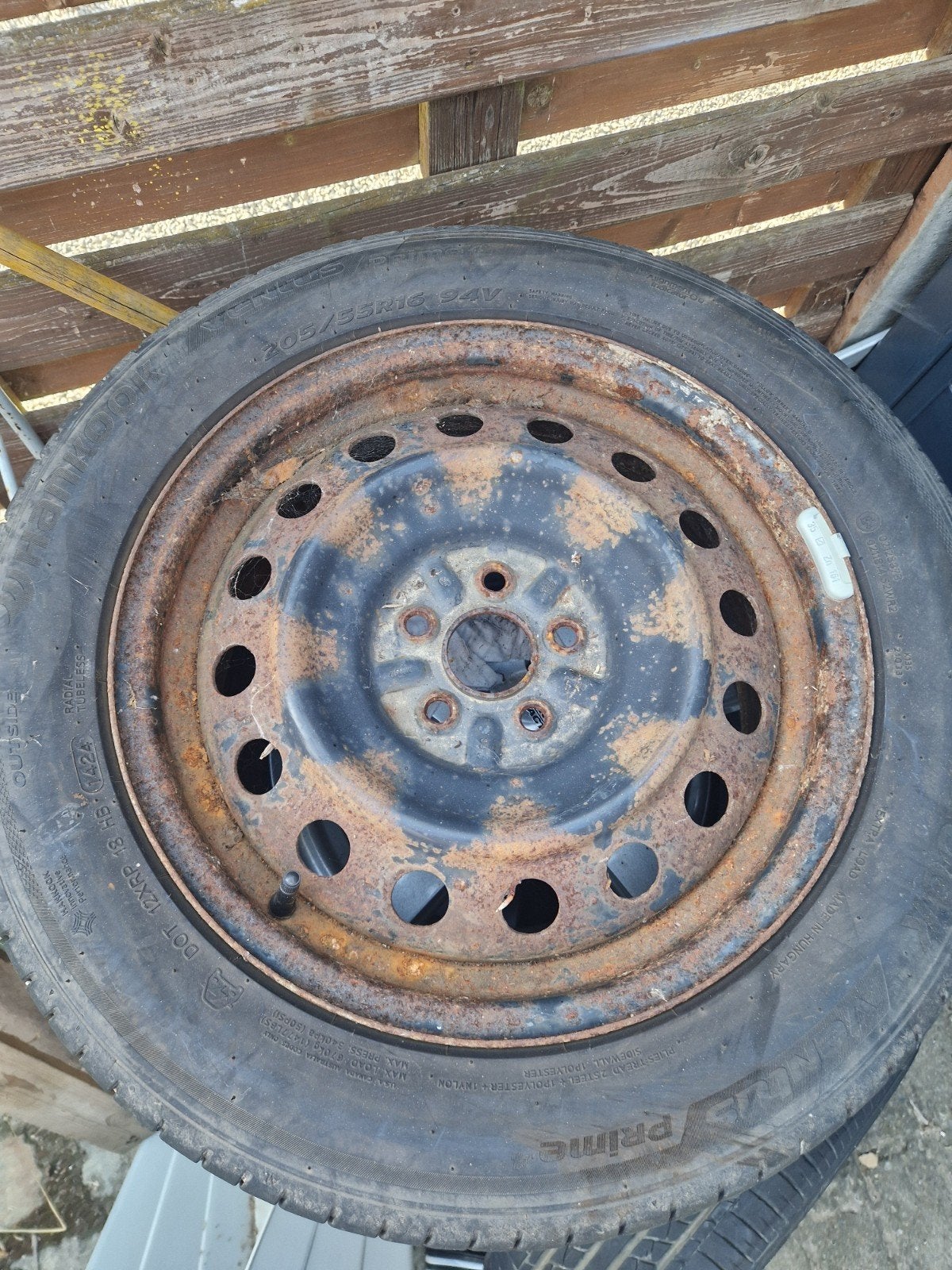 Roue 4 saisons avec pneu Hankook, Enlèvement