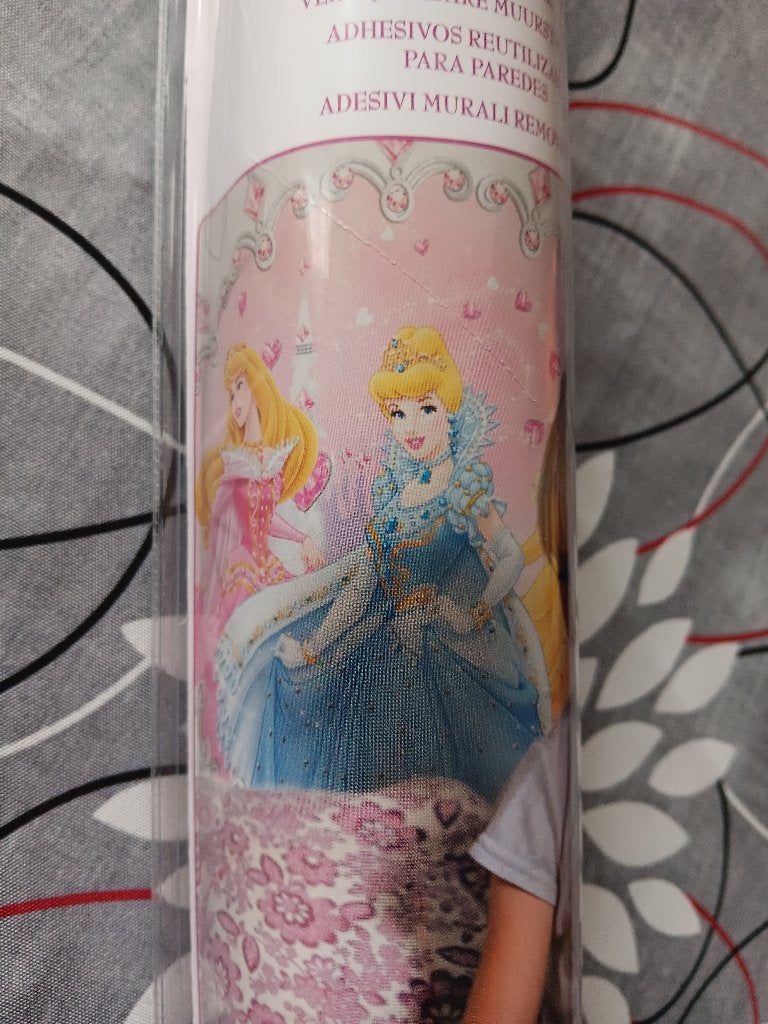 NIEUW muur stickers van princess 1 grote en 30 kleine, Enlèvement, Neuf, Bande dessinée ou Dessin animé
