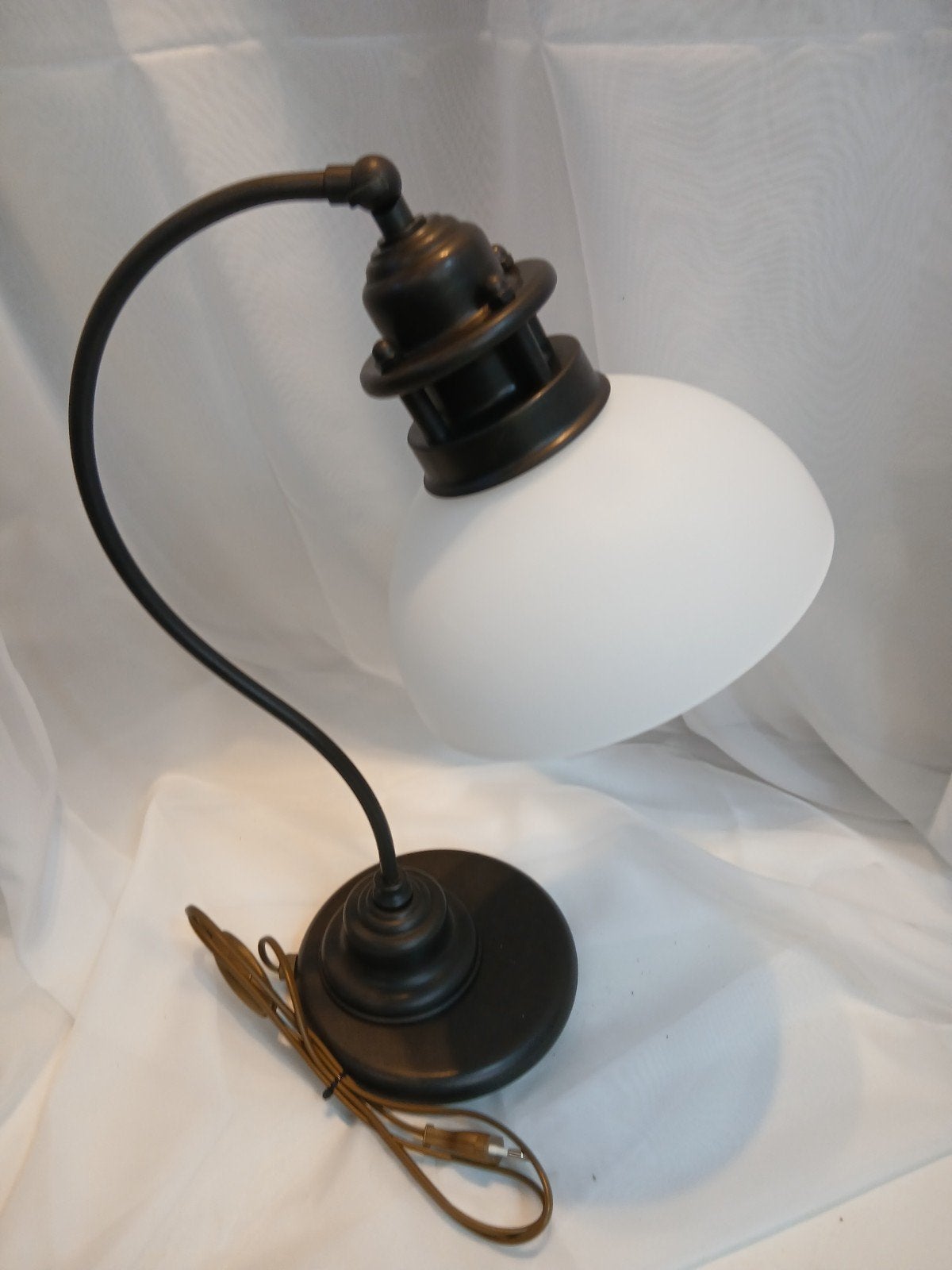 lampe de bureau maritime industrielle, Enlèvement ou Envoi, Verre