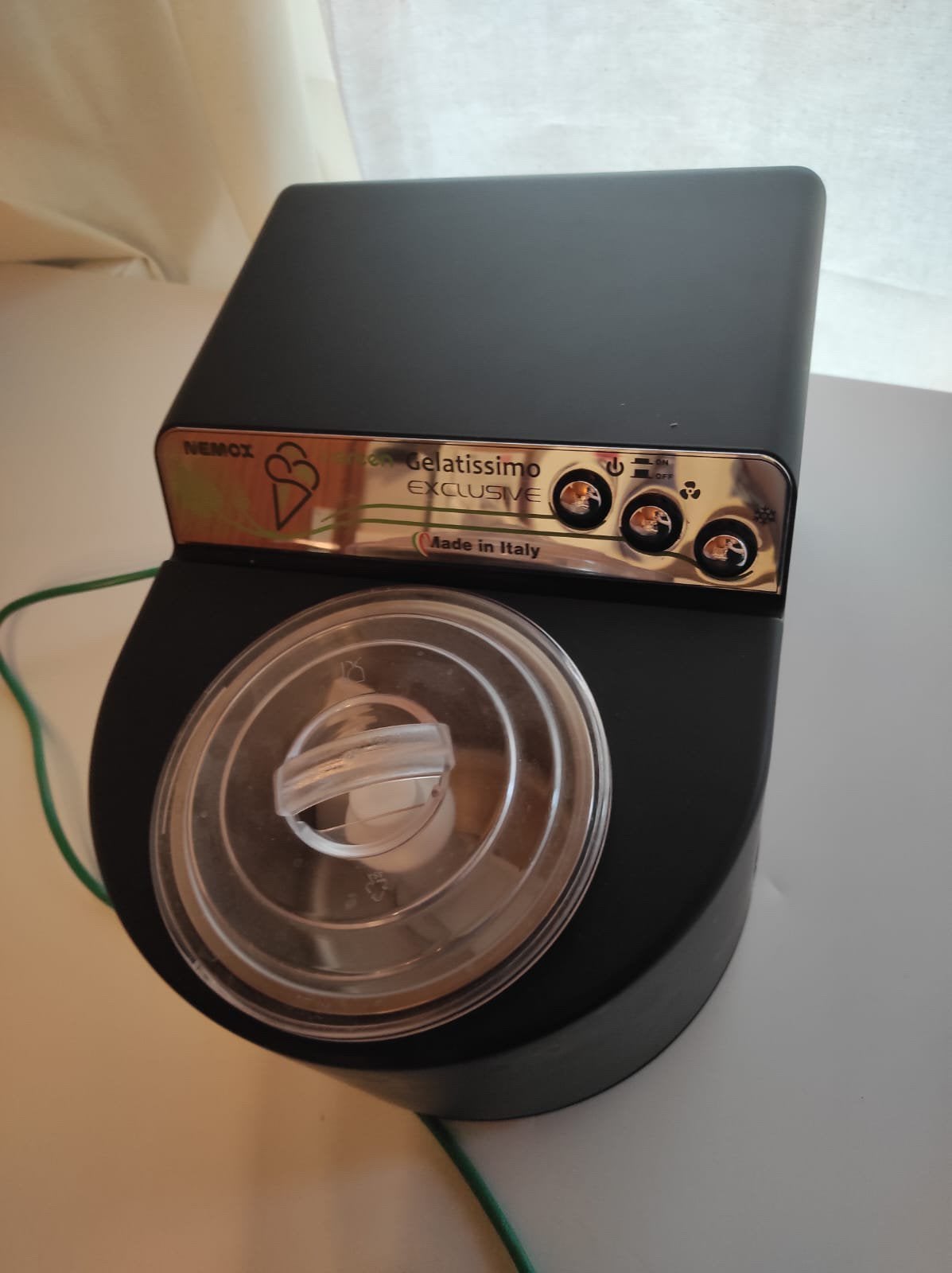 Nemox I green ijsmachine, Ophalen, Zo goed als nieuw