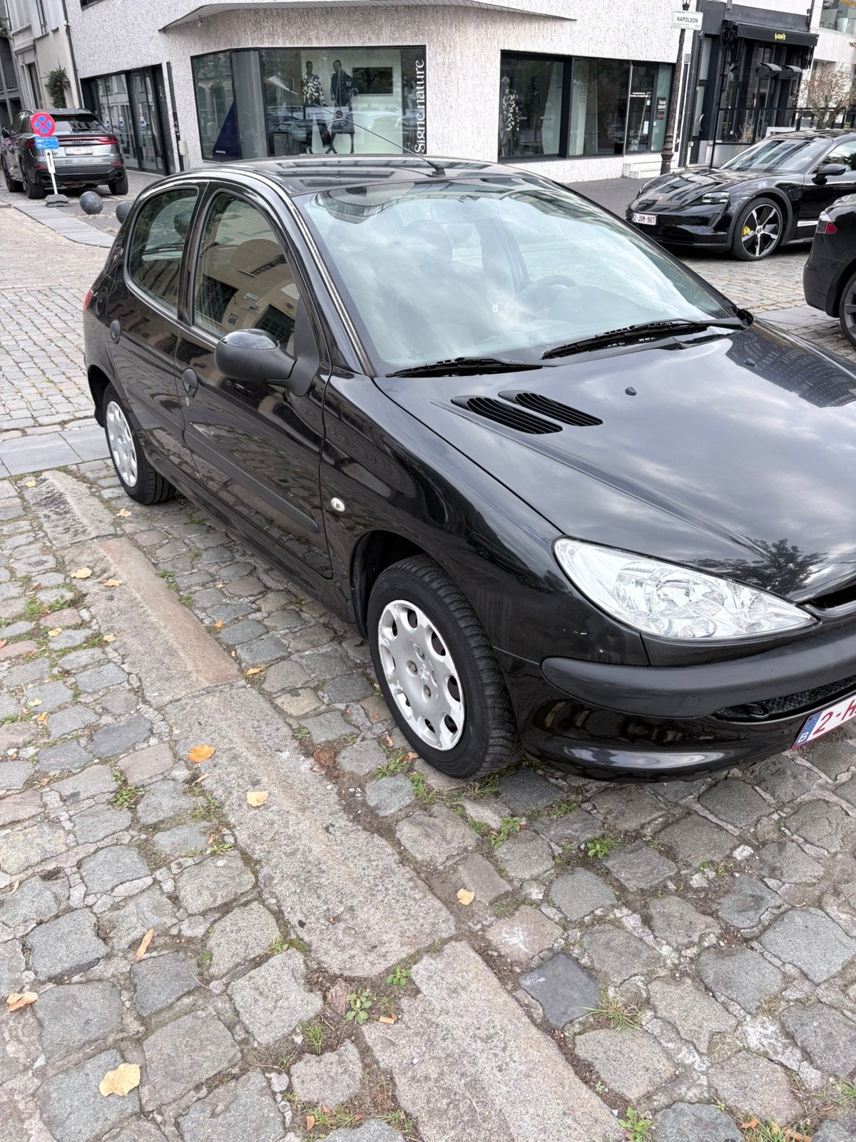 Peugeot 206 1.4 2008, Auto's, Voorwielaandrijving, Zwart, Bluetooth, Particulier