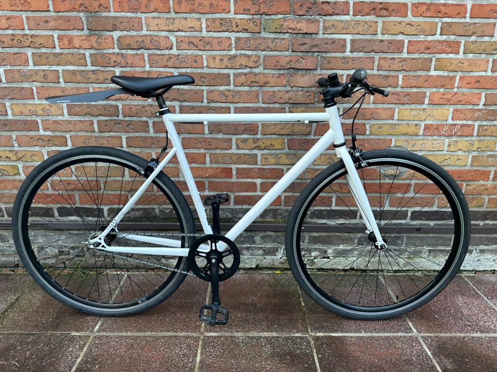 Elops Stadsfiets Single Speed 500 Maat (L)., Vélos & Vélomoteurs, Enlèvement, Comme neuf