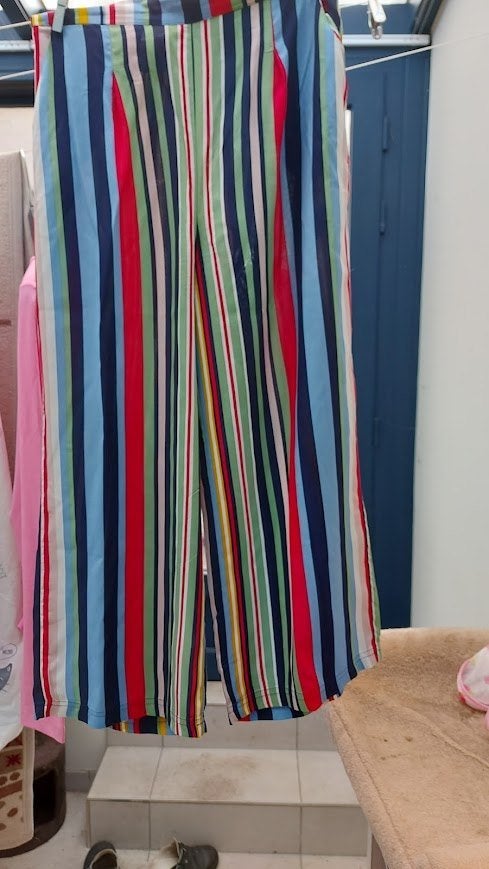 Gestreepte 3/4 broek van Dress in, nieuwstaat, Kleding | Dames, Dress in, Ophalen, Zo goed als nieuw, Maat 38/40 (M)
