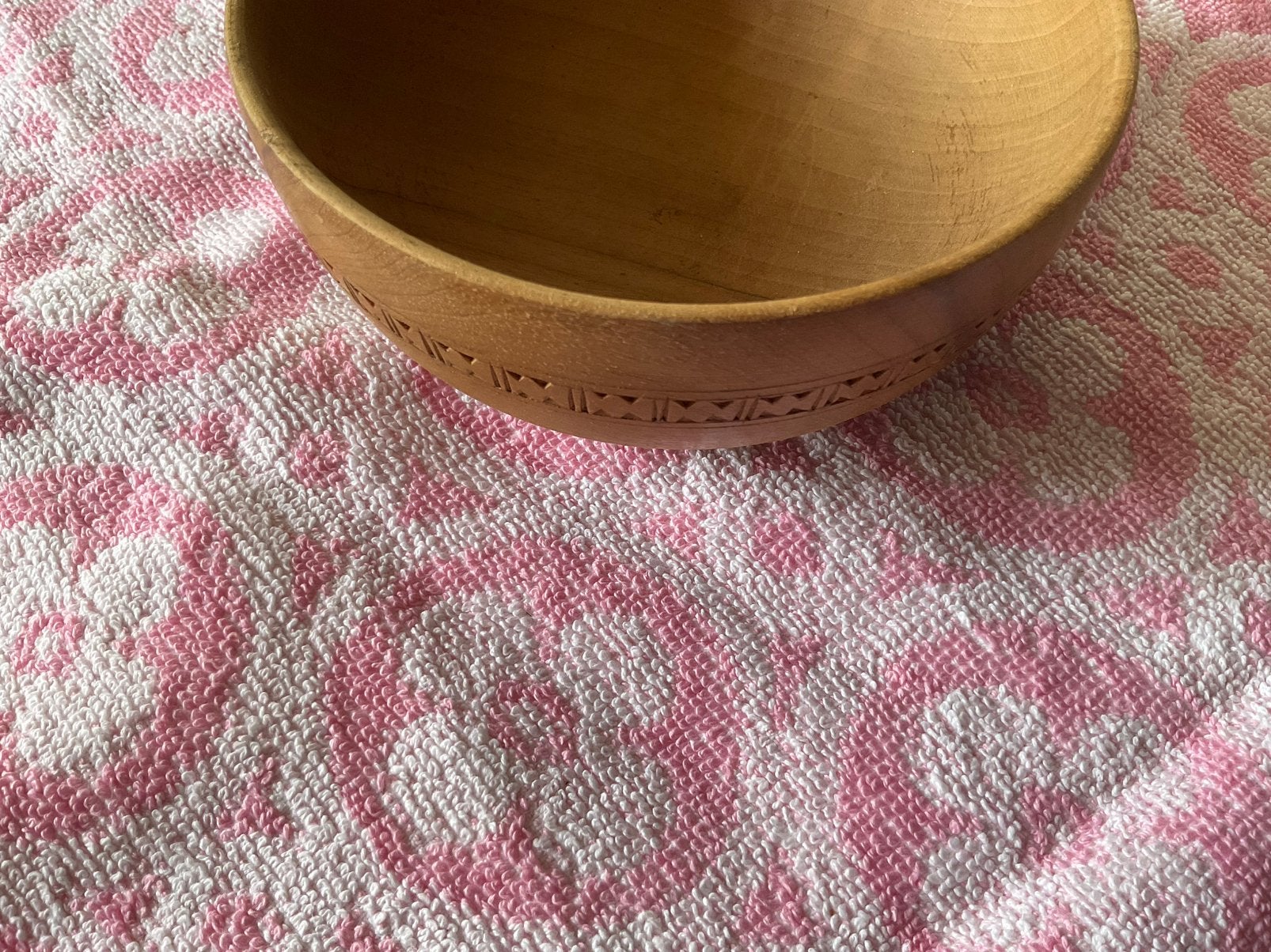 Vintage houten schaal, Verzenden, Zo goed als nieuw, Schaal