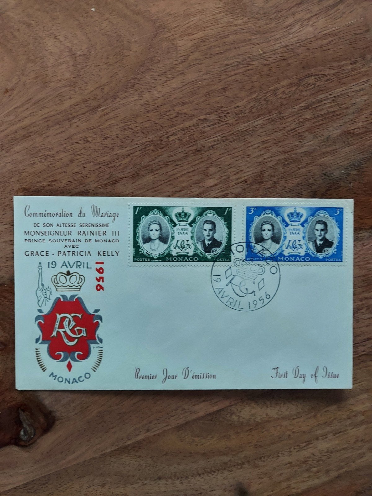 Enveloppe 1er jour Monaco, Timbres & Monnaies, Enlèvement