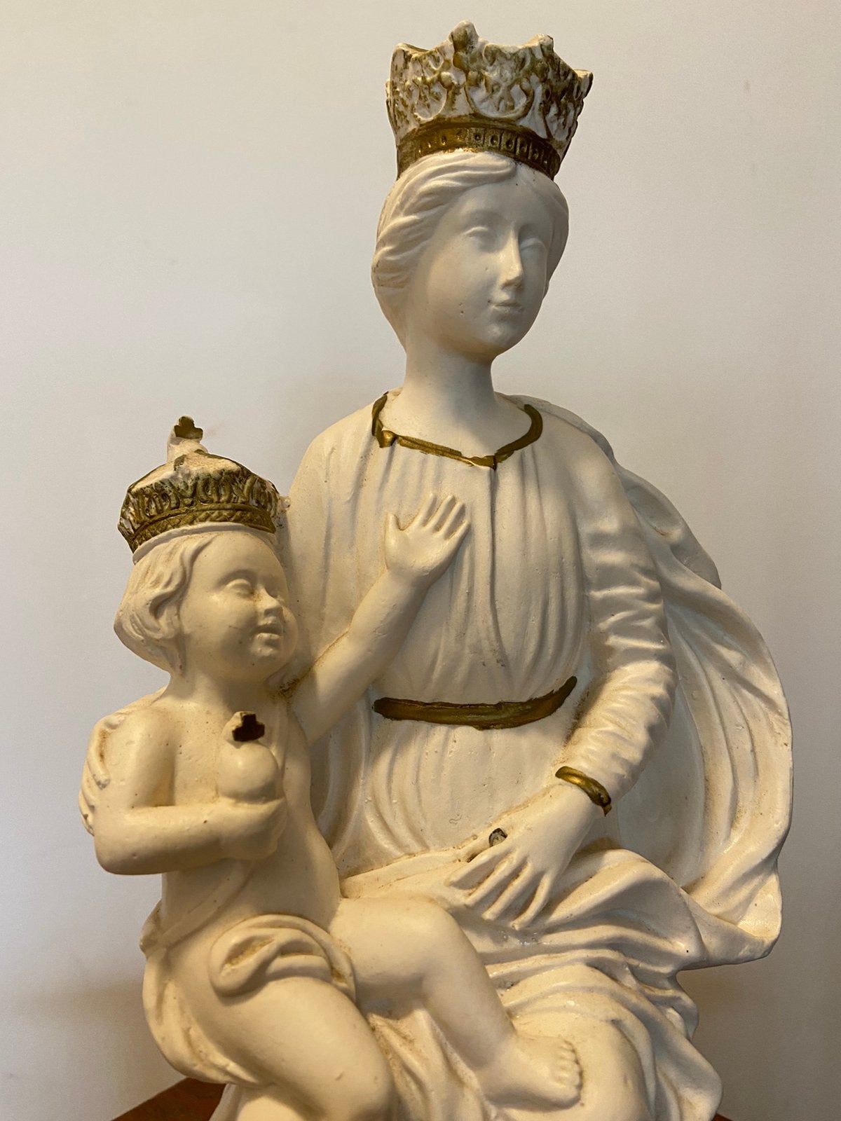 Très belle Vierge à l’Enfant - Notre-Dame de Basse-Wavre, Antiquités & Art, Enlèvement ou Envoi