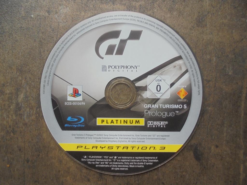 Gran Turismo 5 Prologue voor PS3 (zie foto's), Enlèvement ou Envoi, 1 joueur, Course et Pilotage, Utilisé