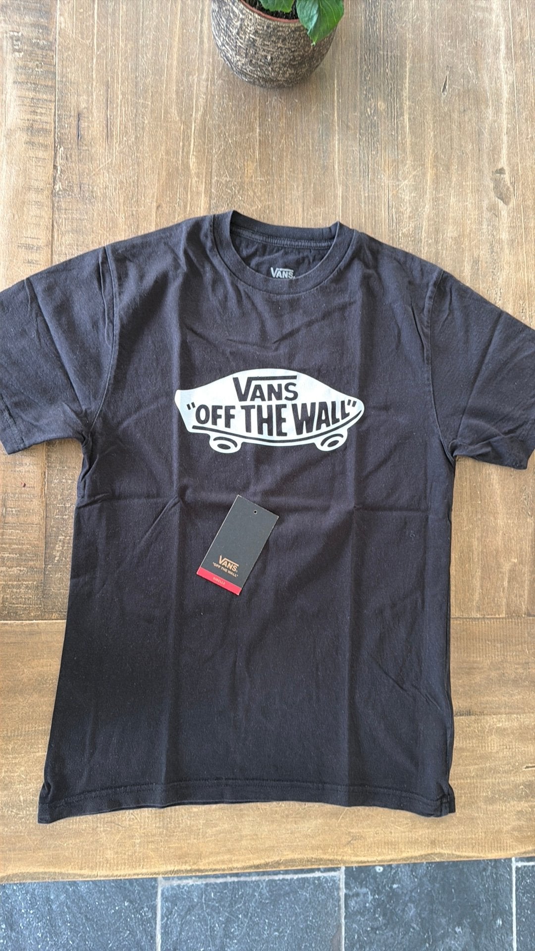 Nieuw zwart shirt Vans maat large of maat 13, Ophalen of Verzenden, Nieuw, Jongen, Shirt of Longsleeve