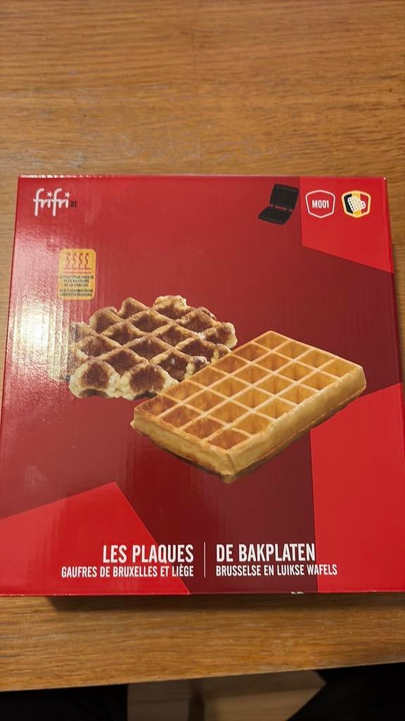 Plaques Gaufres de Bruxelles et Liège (pour gaufrier frifri), Ophalen of Verzenden, Nieuw