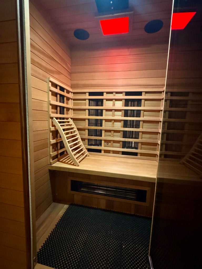 HealthLine Infrarood Sauna 2 personen (nieuwprijs €5.000+), Sports & Fitness, Enlèvement, Infrarouge