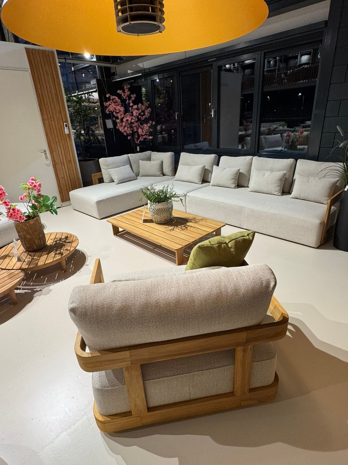 Rafa loungeset gescova all weather kussens, Ophalen, Teakhout, Nieuw, Loungeset
