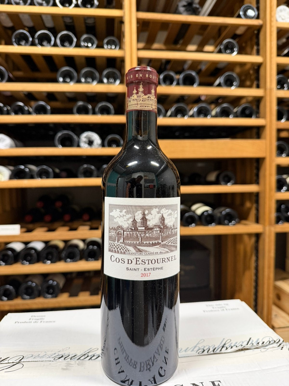 Cos d’estournel 2017, Collections, Enlèvement, Comme neuf, France, Vin rouge