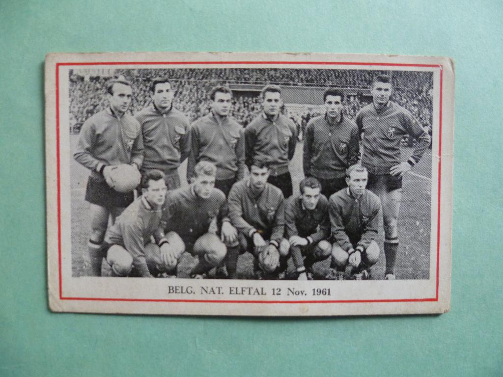 Voetbal chromos images kaarten Football België Nat. Elftal, Collections, Collections Autre, Enlèvement ou Envoi, Utilisé