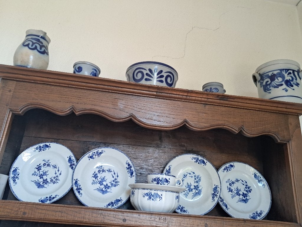 pots et assiettes décoratives (style bleu de Delft), Enlèvement