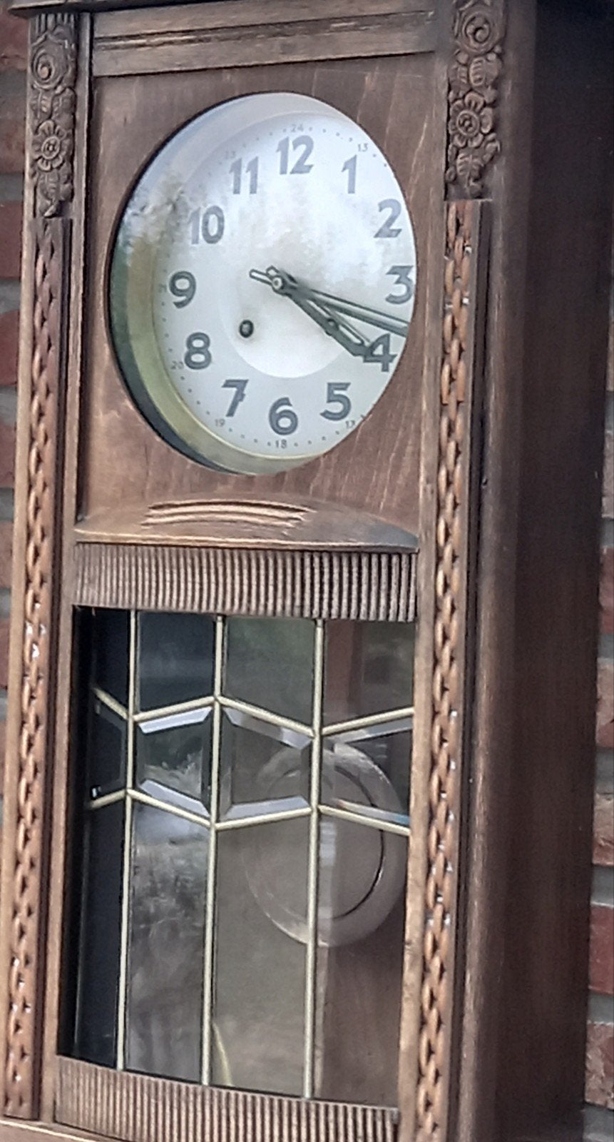 Belle HORLOGE en bois, Antiquités & Art, Antiquités | Horloges, Enlèvement