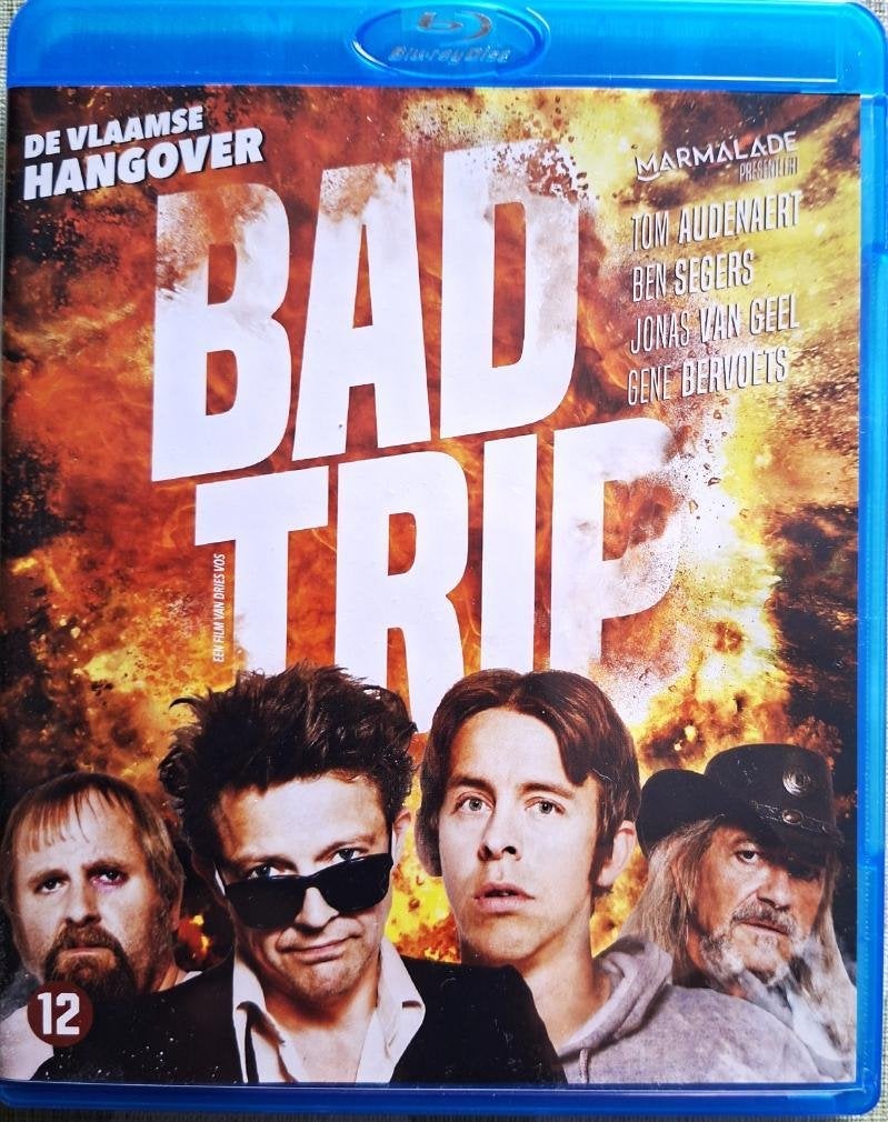 blu ray BAD TRIP  JONAS VAN GEEL BEN SEGERS ..., Ophalen of Verzenden, Zo goed als nieuw