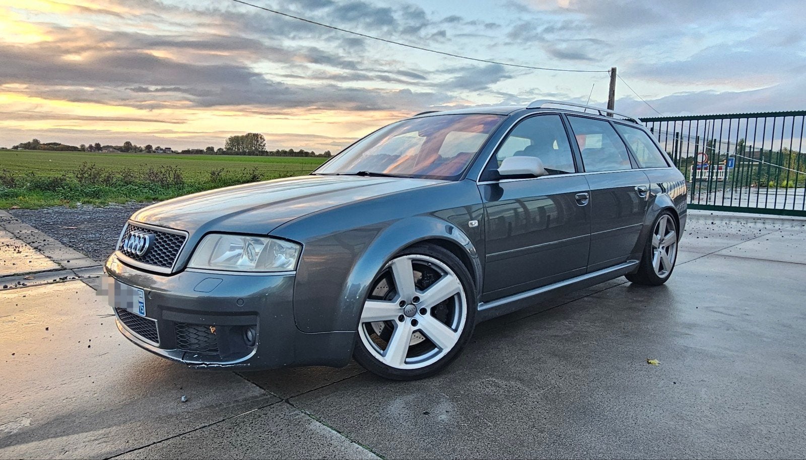 AUDI RS6 4.2L V8 450CH, Autos, Cuir, Argent ou Gris, Achat, Sièges électriques