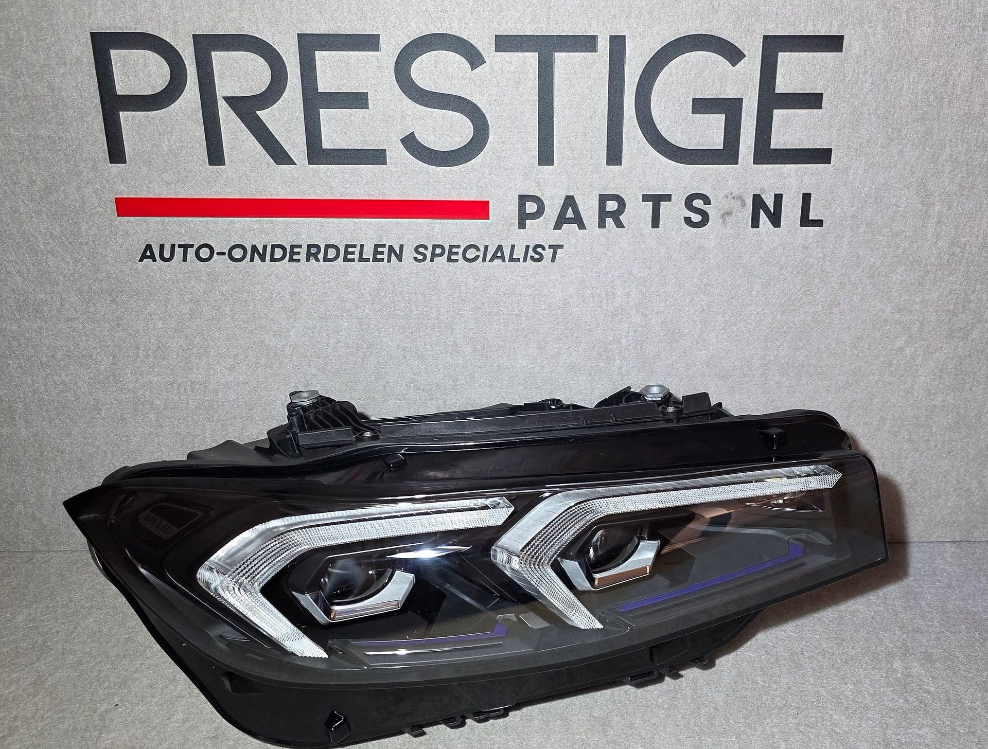 Koplamp BMW 3 Serie G20 G21 LCI LED LASER Rechts BLACKLINE, -, Origine de la pièce connue, Utilisé, -