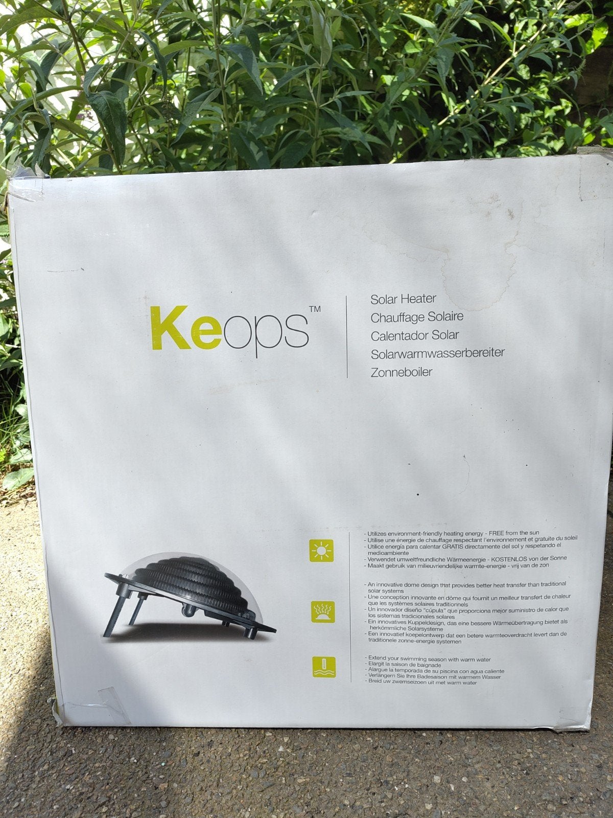 Zonneboiler Keops, Ophalen, Zo goed als nieuw