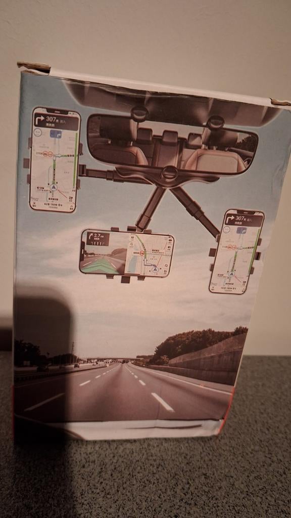 Gsm houder auto 360 draaibaar, Telecommunicatie, Ophalen of Verzenden, Nieuw, Auto