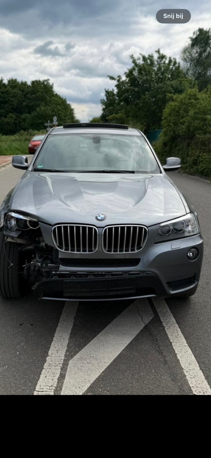 Capot BMW avec travail, Enlèvement, Avant, BMW, Capot moteur