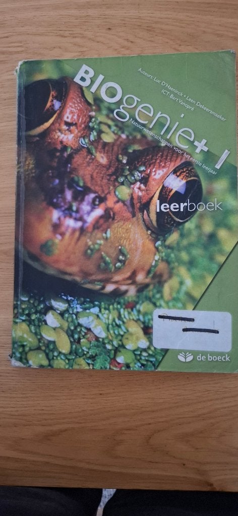 BIOGENIE+ 1 LEERBOEK, Livres, Enlèvement ou Envoi, Utilisé, Secondaire