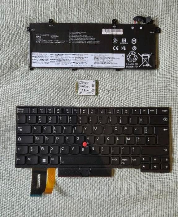 Lenovo ThinkPad T14 Onderdelen - Batterij, Keyboard en 4G, Computers en Software, Ophalen of Verzenden, Azerty