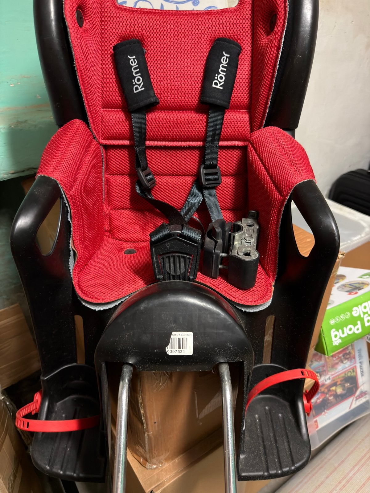 Siège vélo enfant Römer Jockey Comfort arrière 9–22 kg, Ophalen of Verzenden, Gebruikt