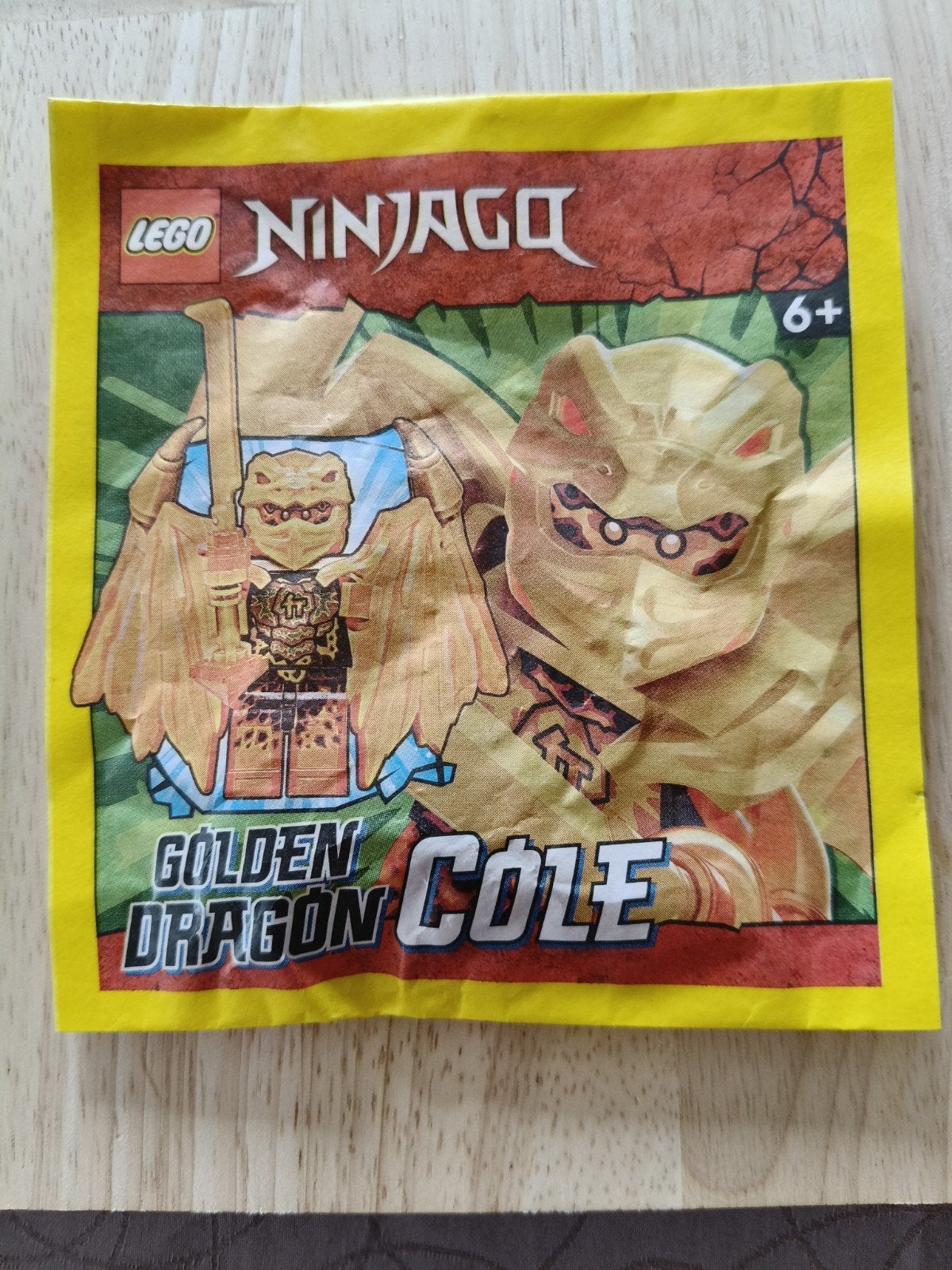 Ninjago Golden Dragon Cole, Lego, Nieuw, Ophalen of Verzenden, Minifiguur