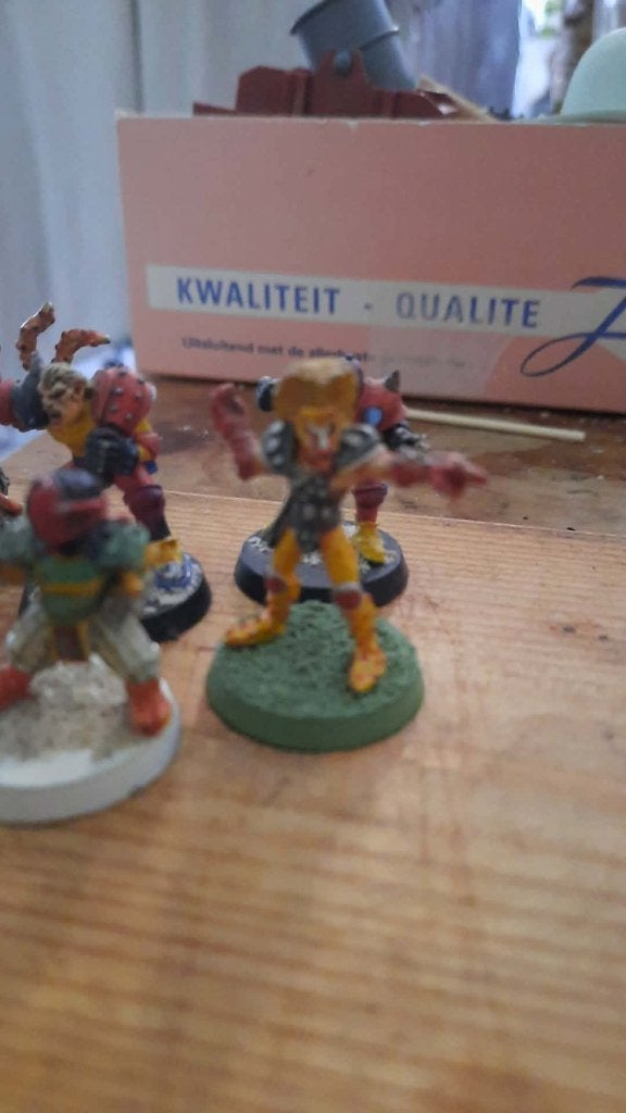 vintage bloodbowl figuren G.W., Ophalen of Verzenden, Gebruikt, Games Workshop
