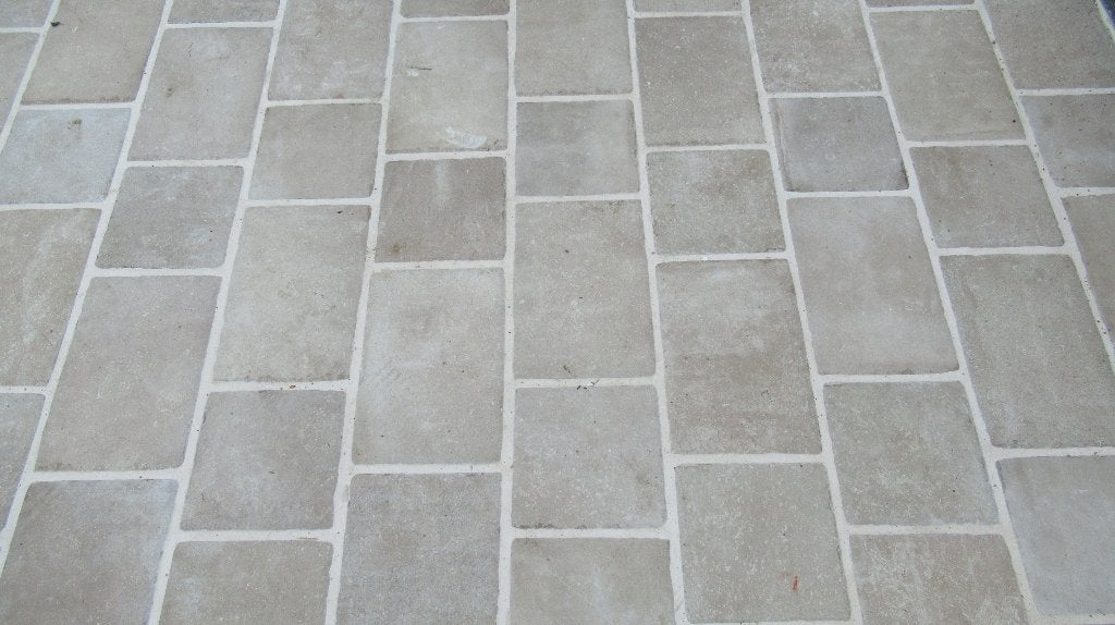 Pavés terrasse en grès beige 20 x 20 x 2cm (5m2), Enlèvement, Neuf, Moins de 5 m²