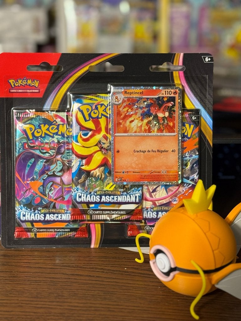 Tri-pack Pokemon Chaos Ascendant + Poke Ball 3D Magicarpe, Enlèvement ou Envoi, Neuf, Autres types