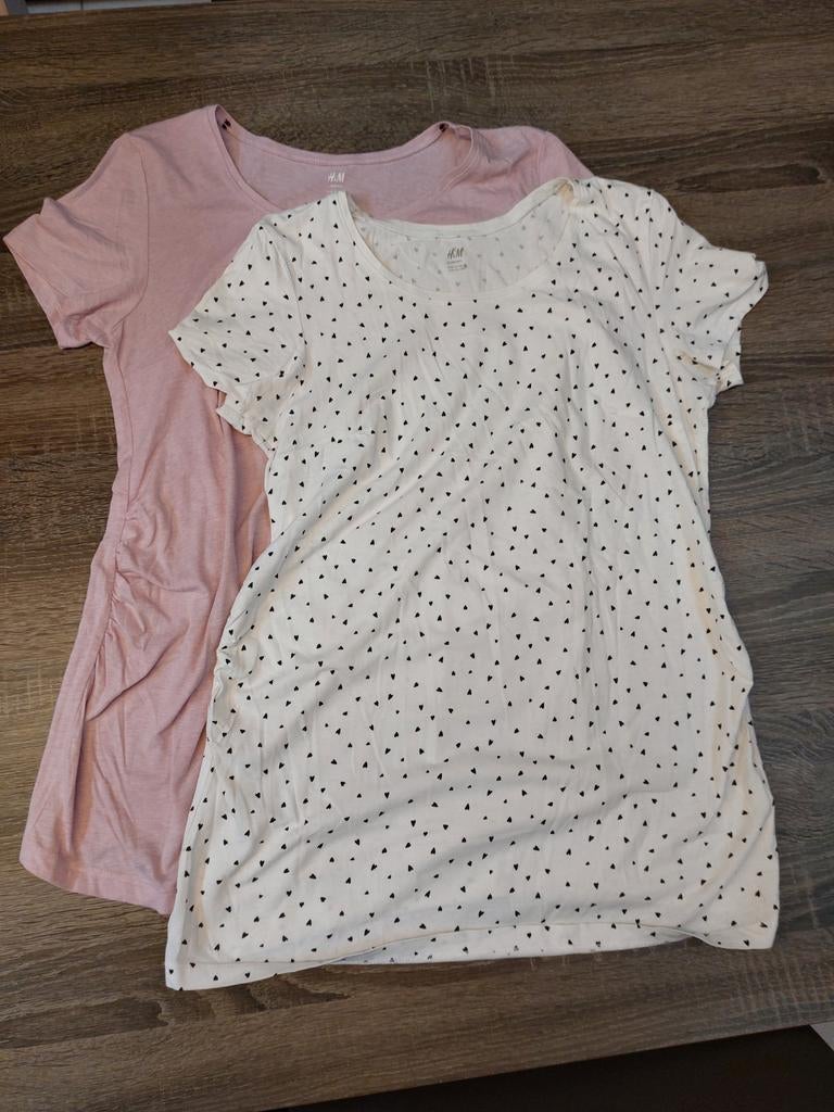 Zwangerschapskledij tshirt set H&M maat 38, Kleding | Dames, Ophalen, Maat 38/40 (M)