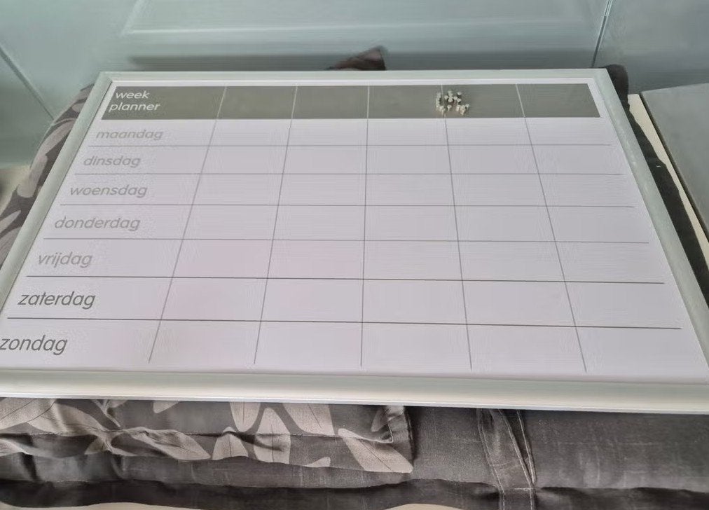 magnetische planner, Ophalen