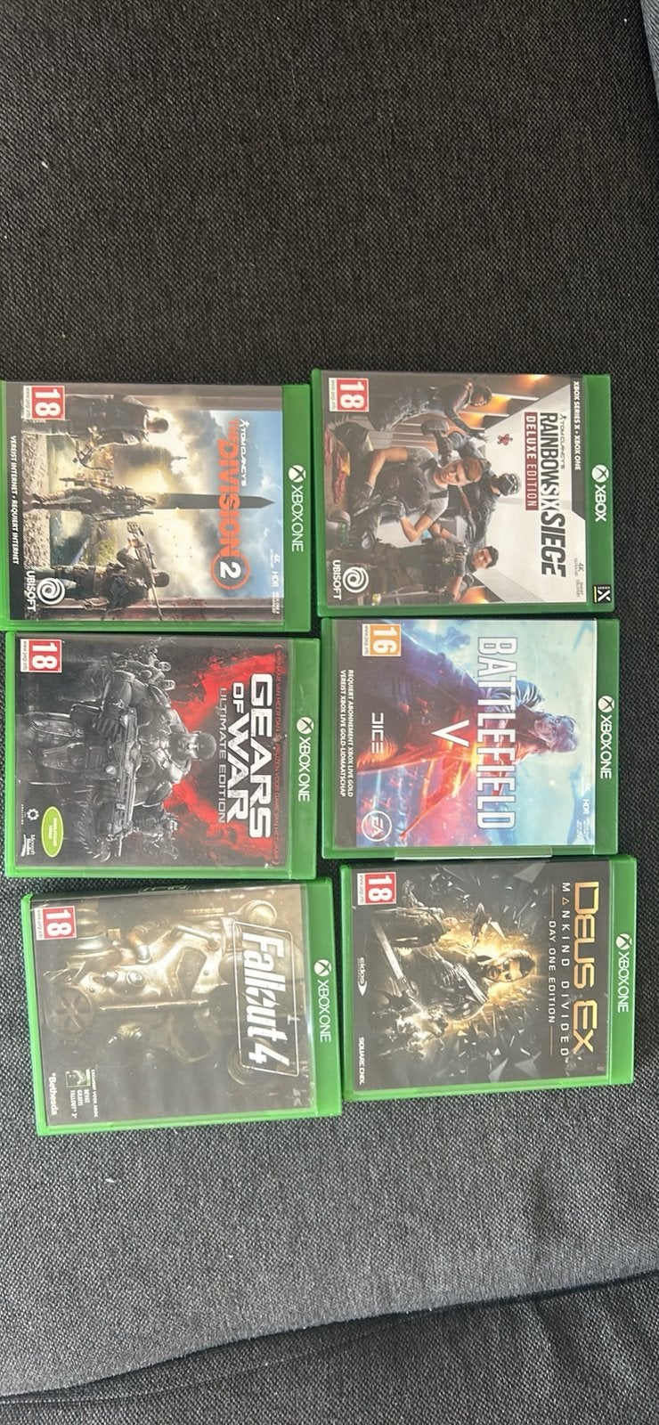 X-BOX spelletjes, Enlèvement, Comme neuf