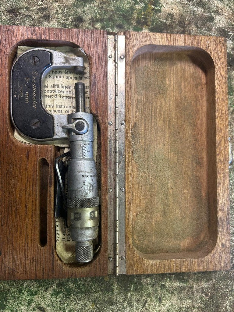 micrometer, Doe-het-zelf en Bouw, Meetapparatuur, Ophalen, Gebruikt